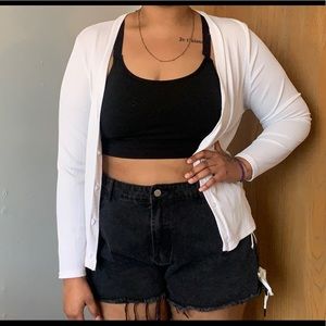 White Cardigan